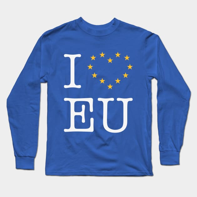 I Love EU (Europe) Long Sleeve T-Shirt by MrFaulbaum